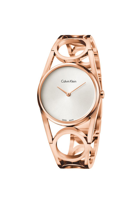 Calvin Klein round系列腕錶,12,500元。